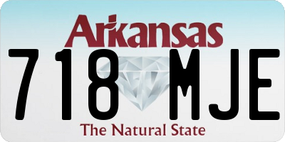 AR license plate 718MJE