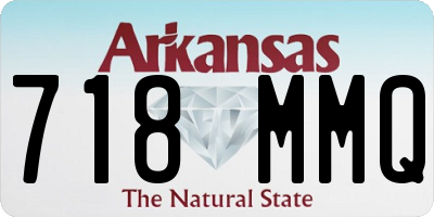 AR license plate 718MMQ