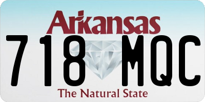 AR license plate 718MQC