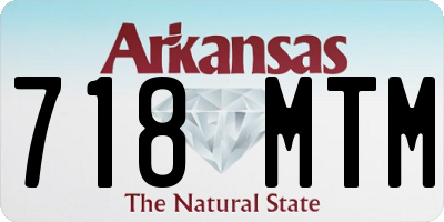 AR license plate 718MTM