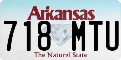 AR license plate 718MTU