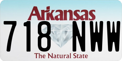 AR license plate 718NWW