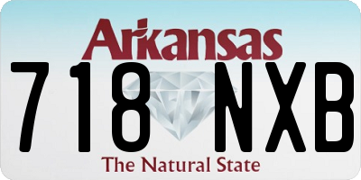 AR license plate 718NXB