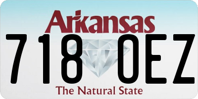 AR license plate 718OEZ