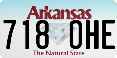 AR license plate 718OHE