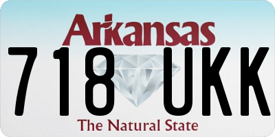 AR license plate 718UKK