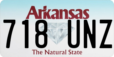 AR license plate 718UNZ