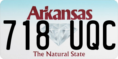 AR license plate 718UQC