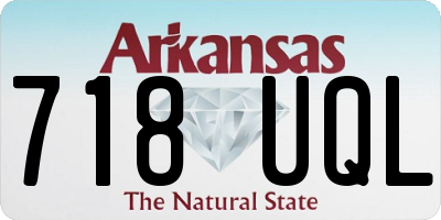 AR license plate 718UQL