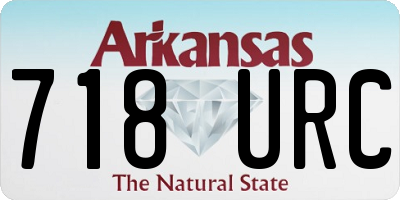 AR license plate 718URC