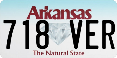 AR license plate 718VER