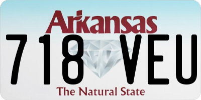 AR license plate 718VEU