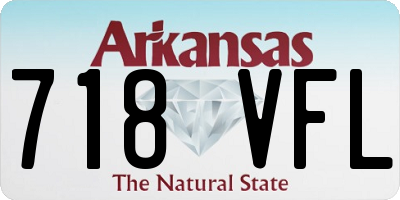 AR license plate 718VFL