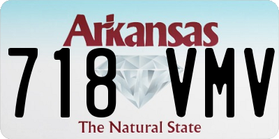 AR license plate 718VMV