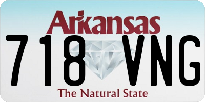 AR license plate 718VNG