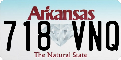 AR license plate 718VNQ