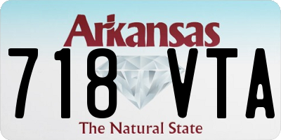 AR license plate 718VTA