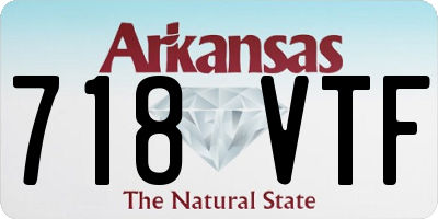 AR license plate 718VTF