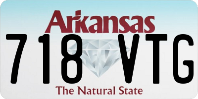 AR license plate 718VTG