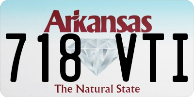 AR license plate 718VTI