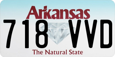 AR license plate 718VVD