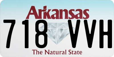 AR license plate 718VVH