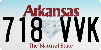 AR license plate 718VVK