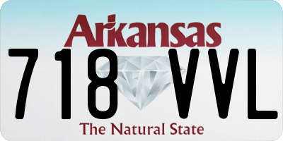 AR license plate 718VVL