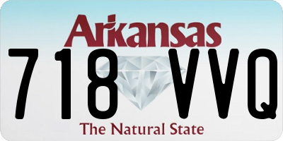 AR license plate 718VVQ