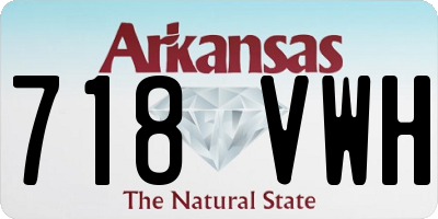 AR license plate 718VWH