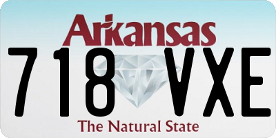 AR license plate 718VXE