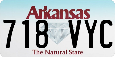 AR license plate 718VYC