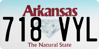 AR license plate 718VYL