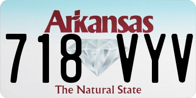 AR license plate 718VYV