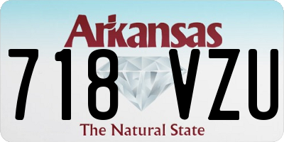 AR license plate 718VZU