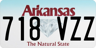 AR license plate 718VZZ