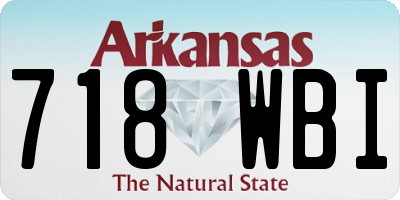 AR license plate 718WBI