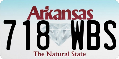 AR license plate 718WBS