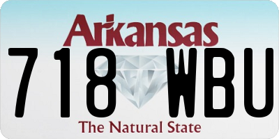 AR license plate 718WBU