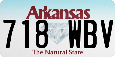 AR license plate 718WBV