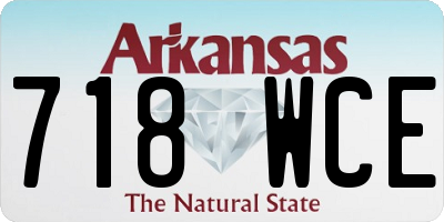 AR license plate 718WCE
