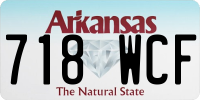 AR license plate 718WCF