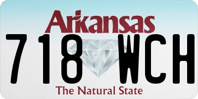 AR license plate 718WCH