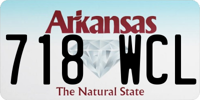 AR license plate 718WCL