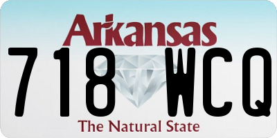 AR license plate 718WCQ