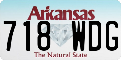 AR license plate 718WDG