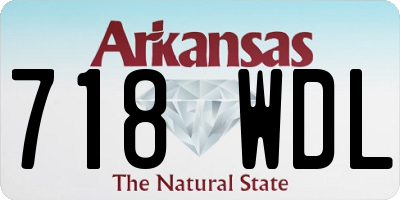 AR license plate 718WDL