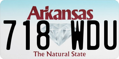AR license plate 718WDU