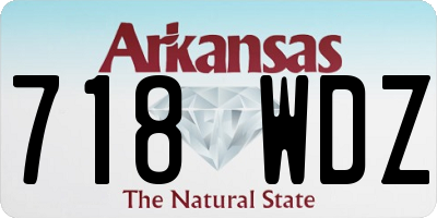 AR license plate 718WDZ