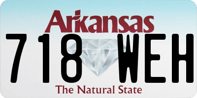 AR license plate 718WEH